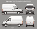 VW Crafter SWB Delivery Van Blueprint