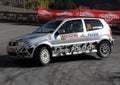 A VW Polo GTI race car involved in the race Royalty Free Stock Photo