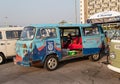 VW van owners gathering at volkswagen club meeting Royalty Free Stock Photo