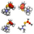 VX molecule (nerve agent)