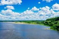 Vyatka river view Royalty Free Stock Photo