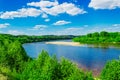 Vyatka river view Royalty Free Stock Photo
