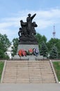 Monument to General Efremov in the town of Vyazma, Smolensk region