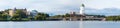 Vyborg Castle and Petrovsky Bridge in Vyborg