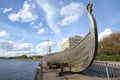 Replica of a ancient Viking longship