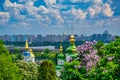 Vydubychi Monastery complex at springtime, Kyiv, Ukraine Royalty Free Stock Photo