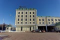 Vyksa, Russia. - February 9.2016. Batashev hotel in the center of Vyksa.