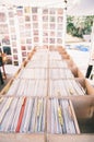 Vynil collection Royalty Free Stock Photo
