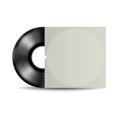 Vynil record cover box vector Royalty Free Stock Photo