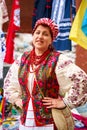Vyshyvanka day in Ukraine. Open air fest in national dress