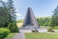 Monument to the battle on the Slovak side of the Dukla Pass