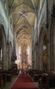 VYSOKE MYTO, CZECH REPUBLIC - Sept. 09. 2018. Interior Church of St. Lawrence, Koatel svatÃ¯Â¿Â½ho Vavrince, VysokÃ¯Â¿Â½ MÃ¯Â¿Â½to