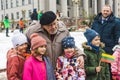 Vytautas Landsbergis, Lithuanian politician and former Member of the European Parliament with children