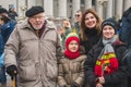 Vytautas Landsbergis, Lithuanian politician and former Member of the European Parliament with children