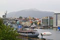 VÃÂ¥gen bay view historic harbour district Bergen Norway Royalty Free Stock Photo