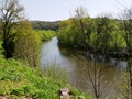 The VÃÂ©zÃÂ¨re river at Tursac in the Dordogne Royalty Free Stock Photo