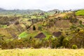 VÃÂ­a Flores, old road from Ambato to Guaranda Royalty Free Stock Photo