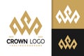 W Letter Crown Elegant Logo Design, brand identity logos vector, modern logo, Logo Designs Vector Illustration Template Royalty Free Stock Photo