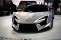 W Motors displaying the innovative Fenyr at Dubai Motor Show