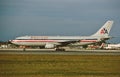 W/O 11-12-2001 American Airbus A300B4 N14053 CN 420 Royalty Free Stock Photo