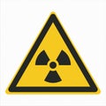 W003 ISO 7010 Registered safety signs Warnings Radioactive material or ionizing radiation