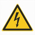 W012 ISO 7010 Registered safety signs Warnings Electricity