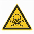 W016 ISO 7010 Registered safety signs Warnings Toxic material