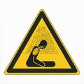 W041 Safety Sign Warning Danger Asphyxiating atmosphere