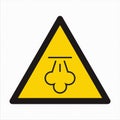 W080 ISO 7010 Graphical symbols Registered Safety Sign Warning Hot steam