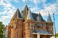 The Waag, a historic building in Amsterdam, the Netherlands Royalty Free Stock Photo