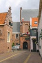 Waalse Kerk in the historic centre of Haarlem, the Netherlands