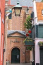 Waalse Kerk in the historic centre of Haarlem, the Netherlands