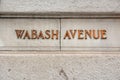 Wabash Avenue, Chicago Royalty Free Stock Photo