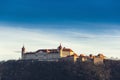 Wachau Abbey of Goettweig with surrounding vineyard Royalty Free Stock Photo