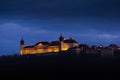 Wachau Abbey of Goettweig with surrounding vineyard Royalty Free Stock Photo