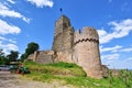 Spur castle ruin called Wachtenburg in Rhineland-Palatinate Royalty Free Stock Photo