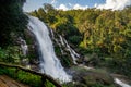 Wachirathan Falls Waterfall in Chang Mai Thailand Royalty Free Stock Photo