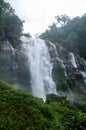 Wachirathan Waterfall at Doi Inthanon National Park, Mae Chaem District, Chiang Mai Province, Thailand.