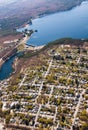 Wachusett Dam Aerial View Royalty Free Stock Photo