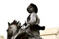 Waco statue man on horse Royalty Free Stock Photo