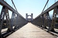 Waco suspension bridge Royalty Free Stock Photo