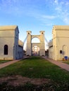 Waco Suspension Bridge Royalty Free Stock Photo