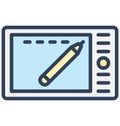 Wacom, design Isolated Vector Icon That can be easily edited in any size or modified.