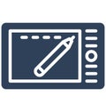 Wacom, design Isolated Vector Icon That can be easily edited in any size or modified.