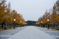 Wadakura Fountain Park Autumn Stock Photo Stock Images Stock Pictures