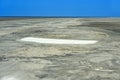 Wadden sea sand shaped by wind and tidal currents