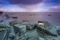 Waddengebied Lauwersoog, tidalflats Lauwersoog Royalty Free Stock Photo