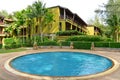 Waddle pool at a luxury beach resort