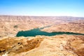 Wadi Al-Mujib Dam Royalty Free Stock Photo