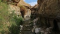 Wadi Arugot in Ein Gedi Nature reserve , Israel Royalty Free Stock Photo